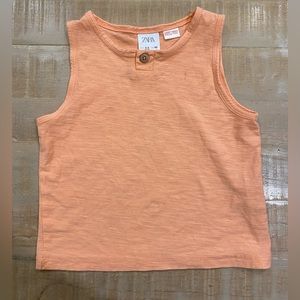 Zara baby toddler boys tank top sleeveless undershirt